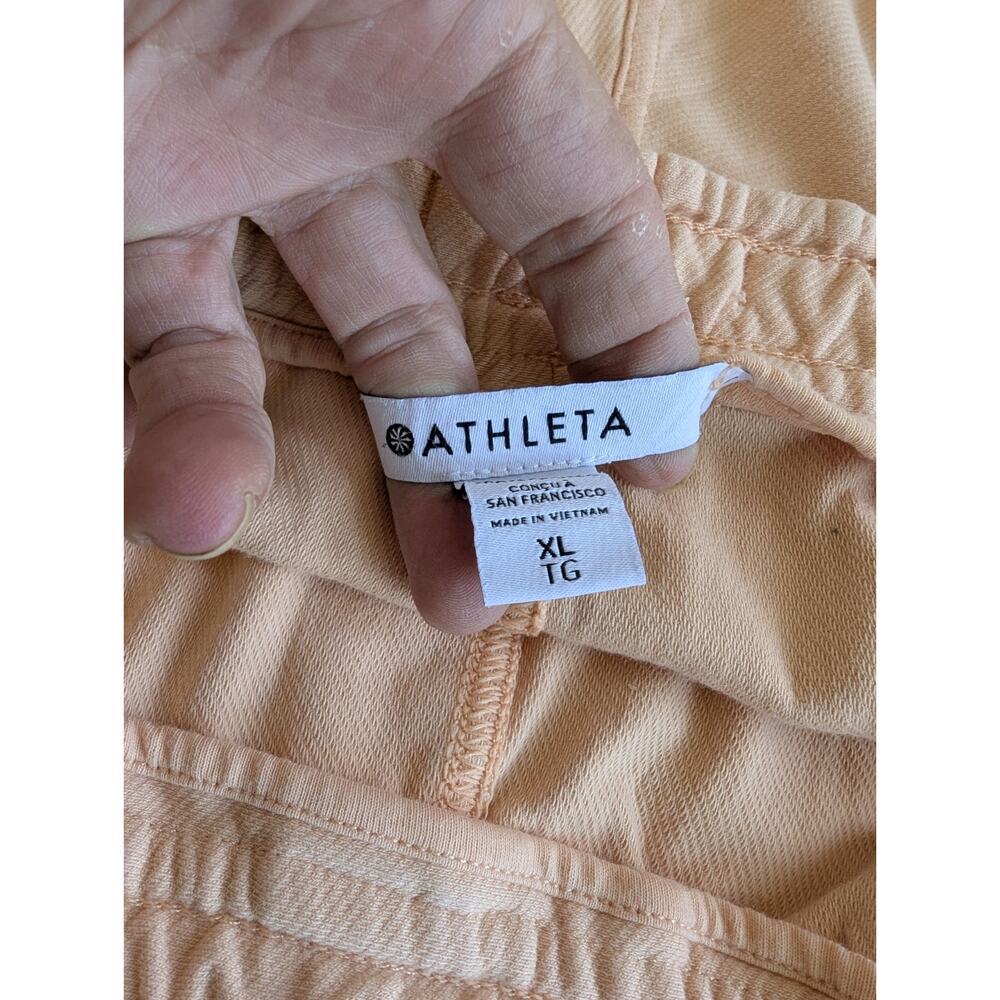 Athleta Farallon Shorts Womens XL Peach Pink Excellent Cotton Blend Athletic - Picture 5 of 9
